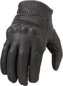270 Perforated Gloves - Black - Small - Lutzka's Garage