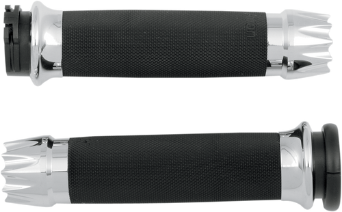 Grips - Excalibur - Custom - Chrome - Lutzka's Garage