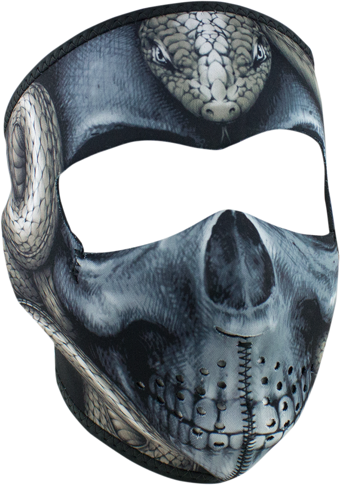 Full-Face Mask - Snake Skull - Lutzka's Garage