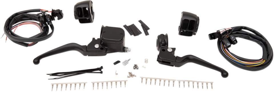 Handlebar Controls - 11/16" Master Cylinder - 96 - 11 - Black - Lutzka's Garage