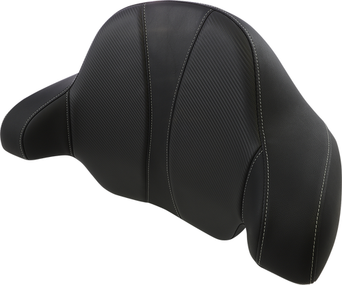 Tour-Pak® Backrest Pad - Dominator Seat - Black - Lutzka's Garage