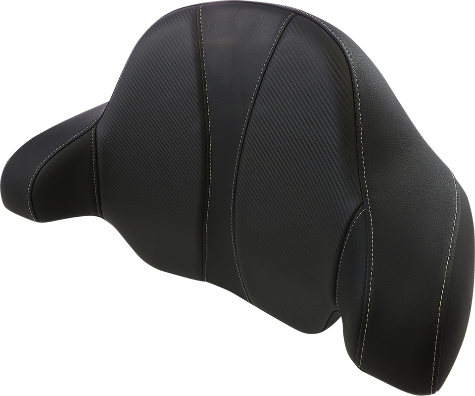 Tour-Pak® Backrest Pad - Dominator Seat - Black - Lutzka's Garage