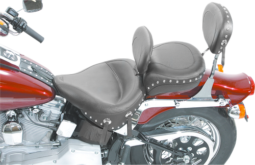 Wide Studded Seat - Drivers Backrest - Softail 00-05