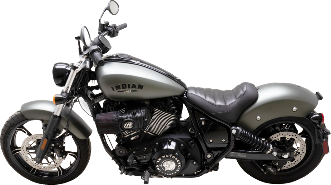 Runaround Seat - Solo - Black - Tuck-n-Roll - Chief 22-23 - Lutzka's Garage