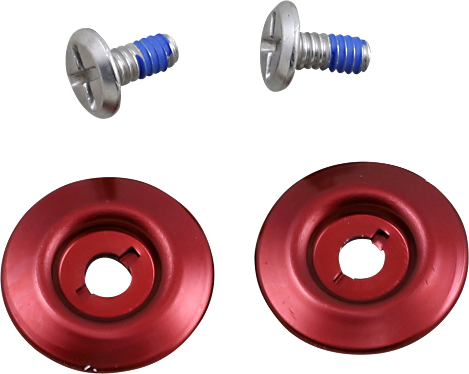 Gen 2 Hardware Kit - SS Screw - Red Baseplate - Lutzka's Garage