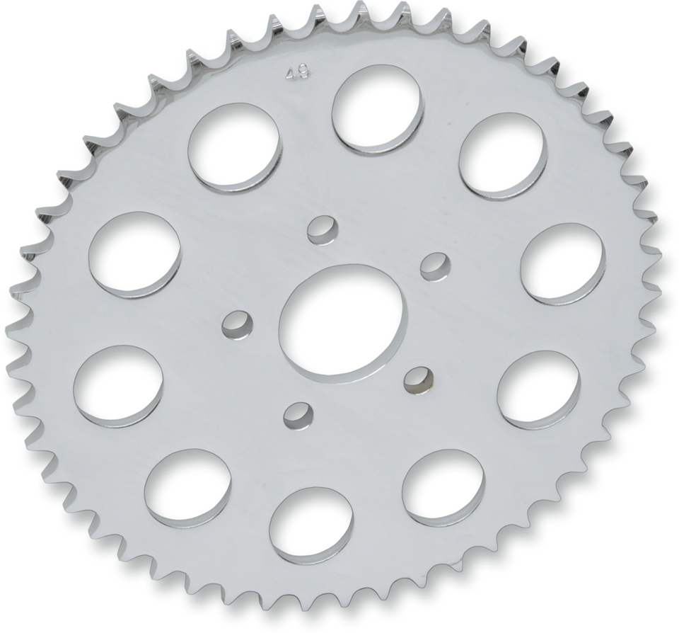 Rear Sprocket - Chrome - Flat - 48 Tooth - Lutzka's Garage