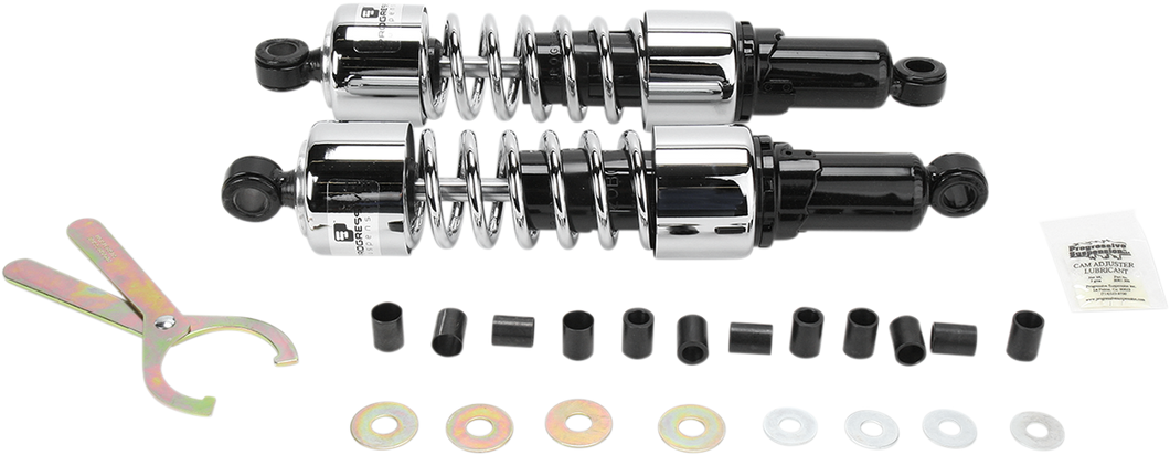 Shocks - 412 Cruiser Series - Chrome - 14.25