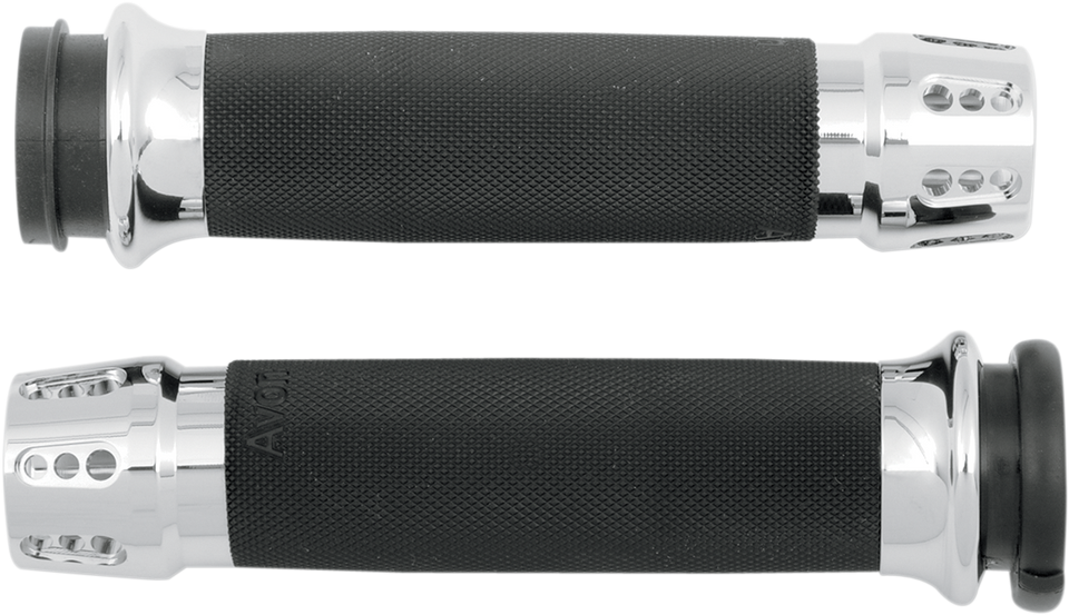Grips - Gatlin - Custom - TBW - Chrome - Lutzka's Garage