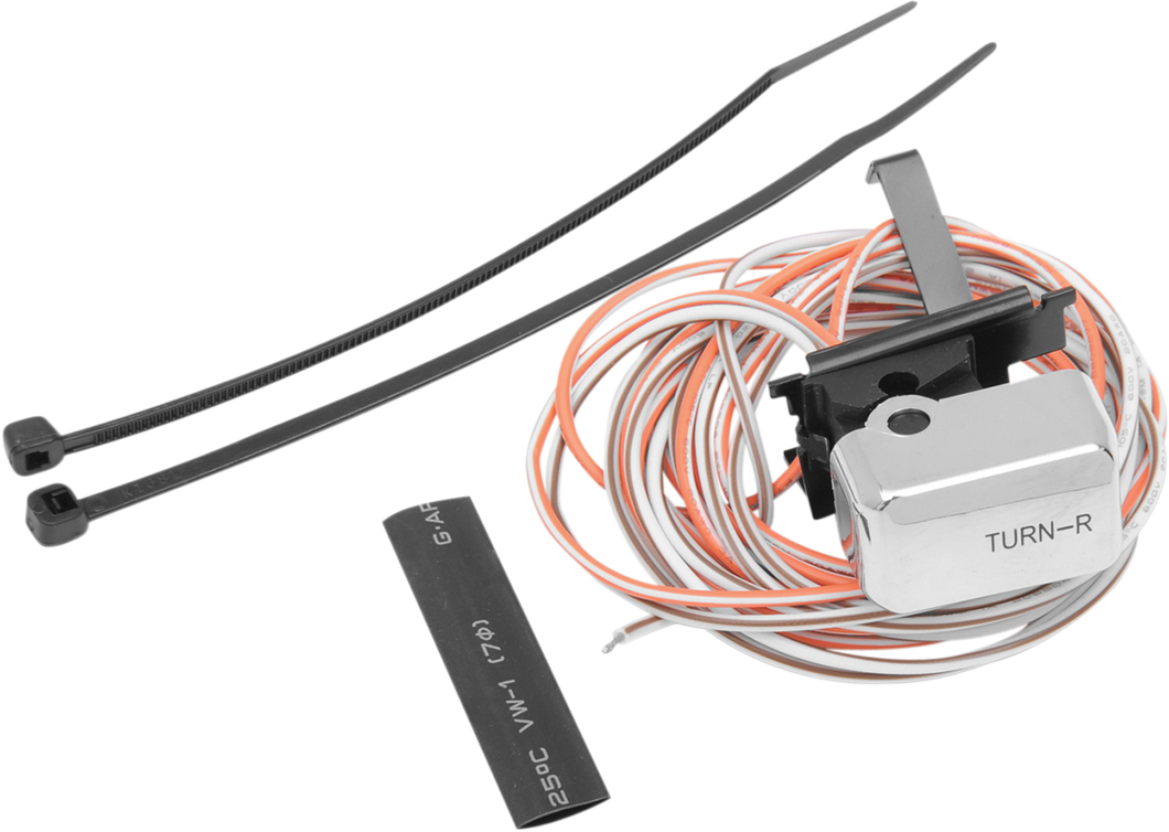 Switch Kit - Right-Side - Turn Signal - Chrome - Lutzka's Garage