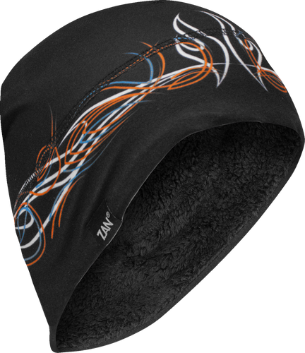 SportFlex Helmet Liner - High Pile Fleece Lined - Pinstripe Flame