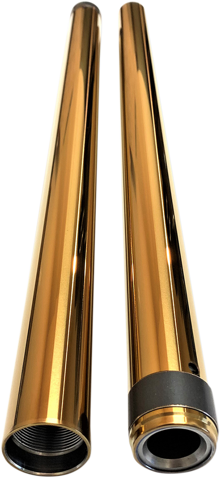 Fork Tube - Gold - 39 mm - 24.25" Length - Lutzka's Garage