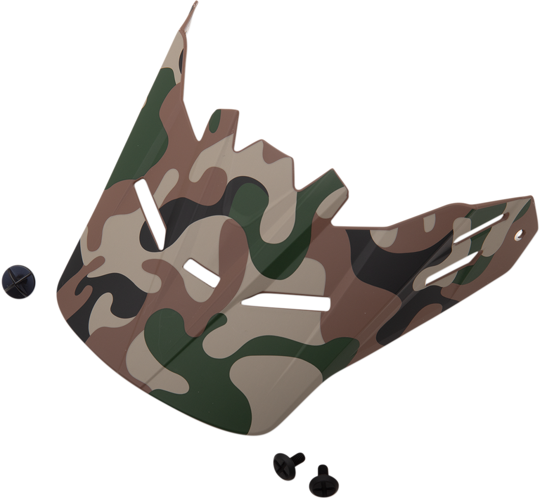Youth Rise Visor Kit - Camo - Woodland - Lutzka's Garage