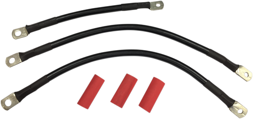 Black Battery Cable Set - 93-08 FL
