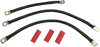 Black Battery Cable Set - 93-08 FL