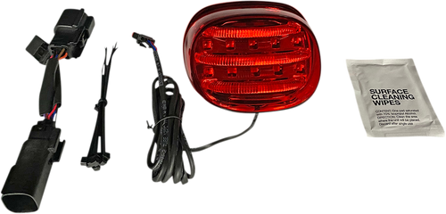 Mini Taillight -  Turn Signal Eliminator Mount - Red - Lutzka's Garage