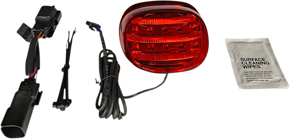 Mini Taillight -  Turn Signal Eliminator Mount - Red - Lutzka's Garage