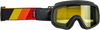 Overland 2.0 Goggles - Tri-Stripe - Orange/Red/Yellow - Lutzka's Garage