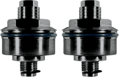 Fork Preload Adjuster - Black Anodized Finish - 49 mm - Lutzka's Garage