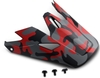 Rise Visor Kit - Camo - Red - Lutzka's Garage