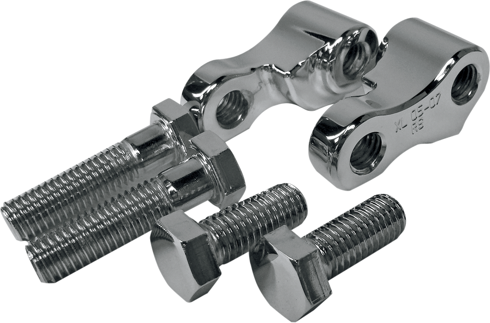 Rear Lowering Kit - Chrome - Lowers 1" - 05-15 XL - Lutzka's Garage