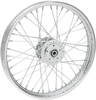Wheel - Laced - 40 Spoke - Front - Chrome - 21x2.15 - Lutzka's Garage
