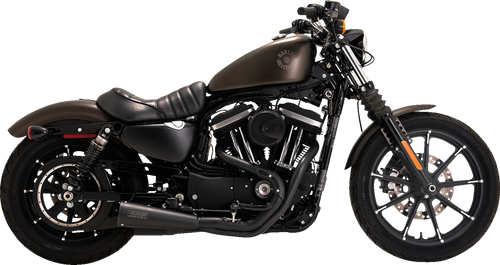 Upsweep 2-into-1 Exhaust System - Stainless Steel - Black - Lutzka's Garage