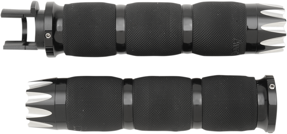 Grips - Excalibur - Air Cushioned - Indian - Black - Lutzka's Garage