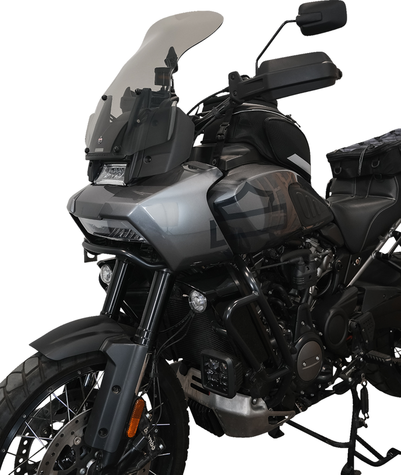 Flare Windshield - 15-1/2" - Tint - Pan America