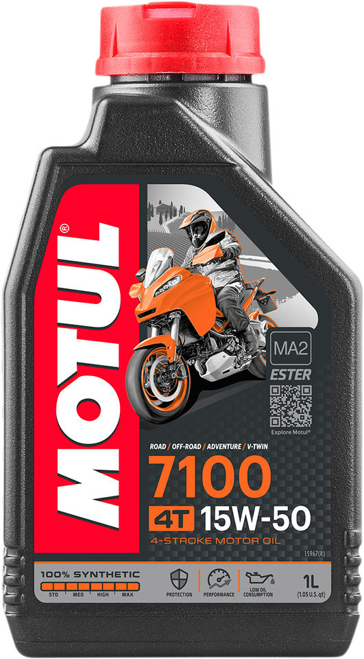7100 4T Synthetic Oil - 15W-50 - 1 L - Lutzka's Garage