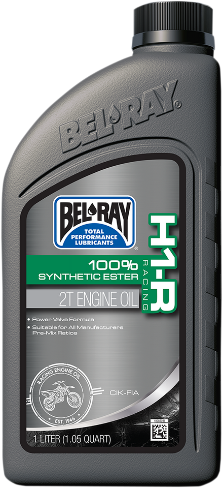 H1-R Synthetic 2T Oil - 1 L - Lutzka's Garage