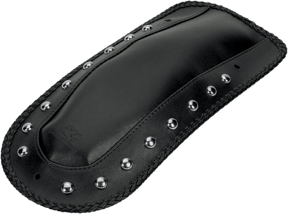 Solo Seat Fender Bib - Studded Chrome