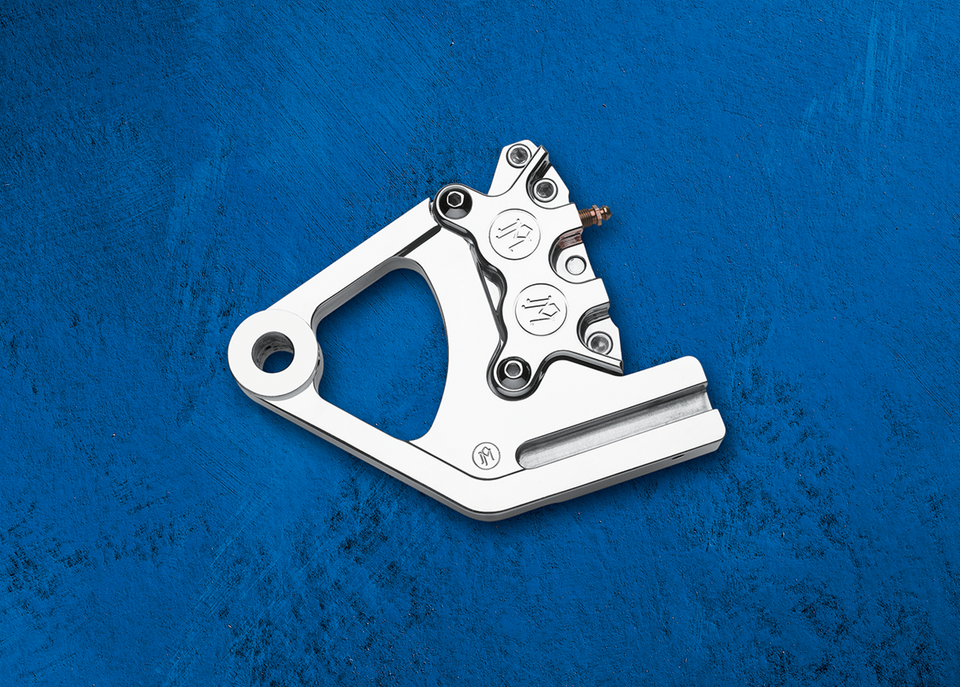 Caliper - Rear - Chrome - 87-99 FXST/FLST - Lutzka's Garage