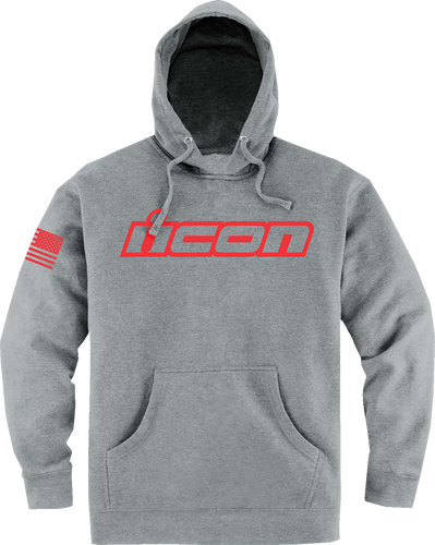 Clasicon™ Hoodie - Heather Gray - Small - Lutzka's Garage