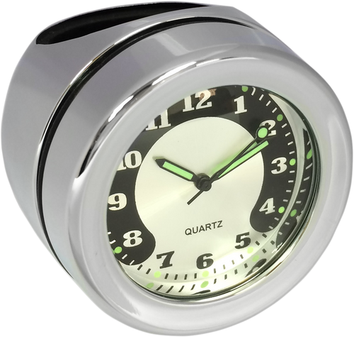 Handlebar Mount Clock - Chrome - For 1.25