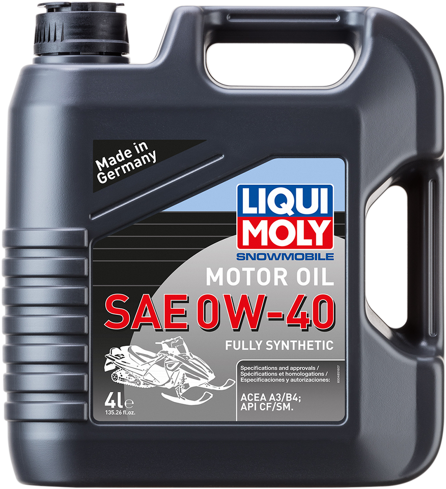 Snowmobile Synthetic Oil -  0W-40 - 4 L - Lutzka's Garage