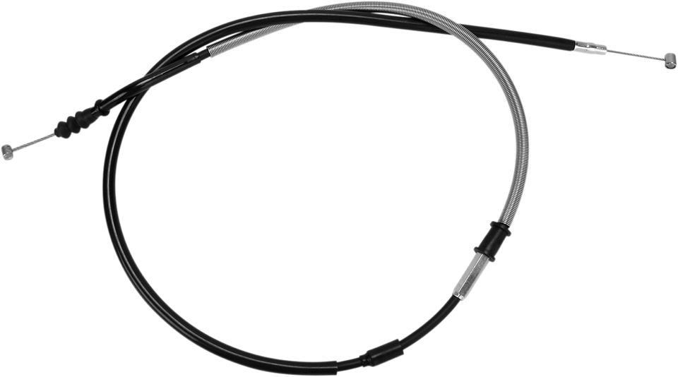 Clutch Cable - Terminator - +2" - Yamaha - Black Vinyl - Lutzka's Garage