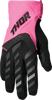 Womens Spectrum Gloves - Pink/Black - Small - Lutzka's Garage