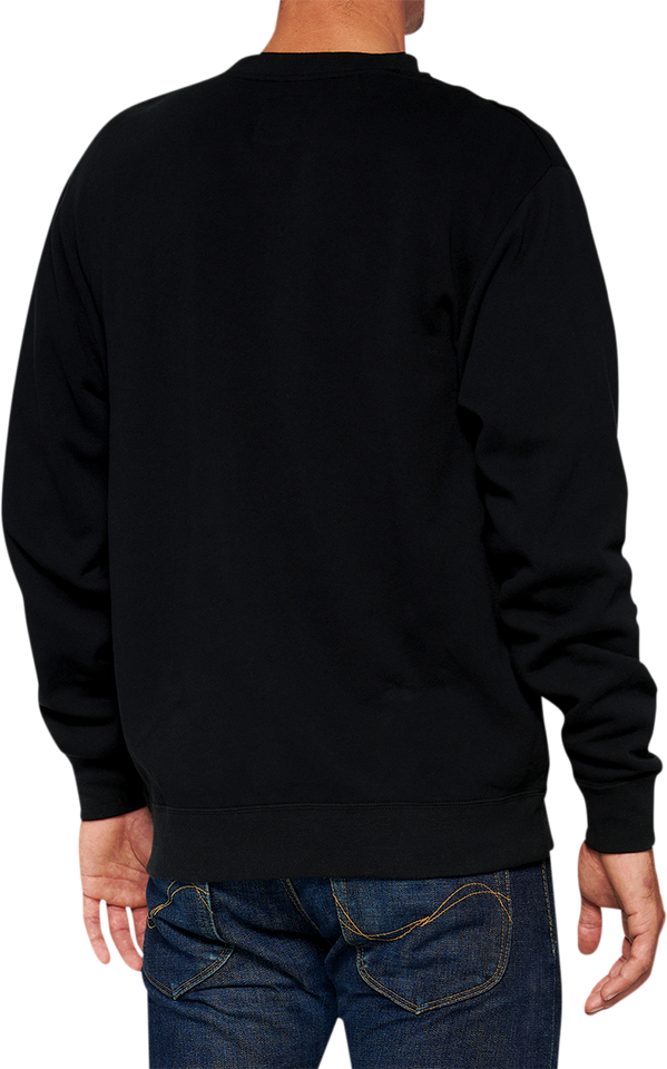 Icon Long-Sleeve Fleece Sweatshirt - Black - Small - Lutzka's Garage