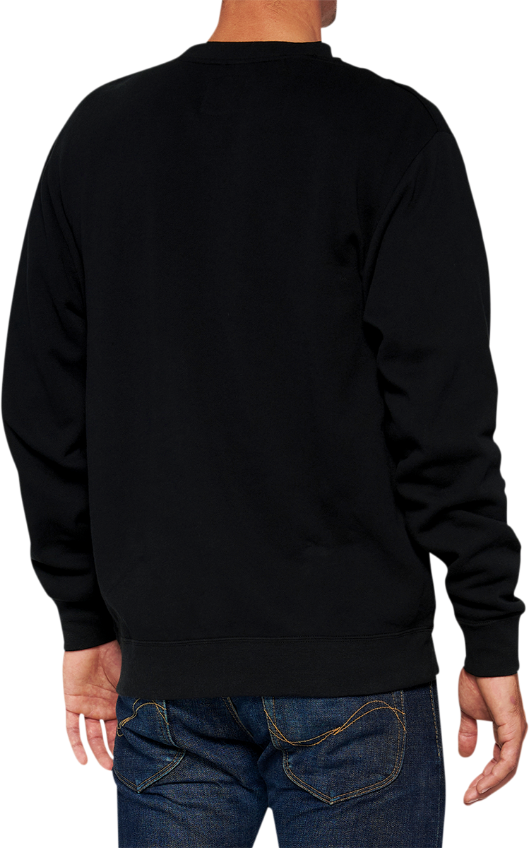 Icon Long-Sleeve Fleece Sweatshirt - Black - Small - Lutzka's Garage