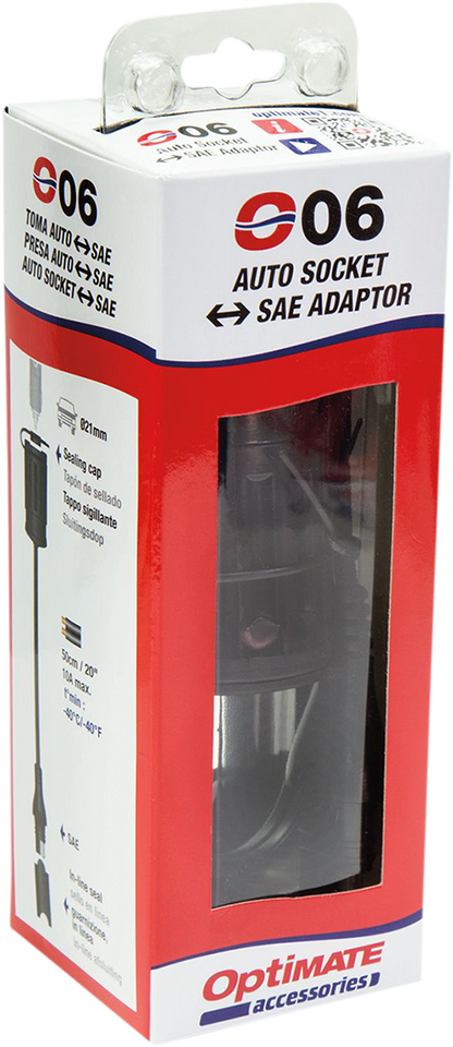 Charger Cord - SAE to Socket Adapter