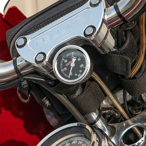 Oil Pressure Gauge - Chrome - Lutzka's Garage