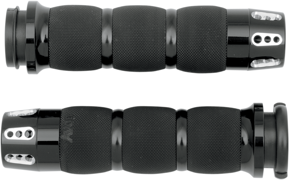 Grips - Gatlin - Air Cushioned - TBW - Black - Lutzka's Garage