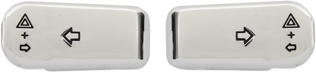 Turn Signal Switch Extension Caps - 96+ - Chrome - Lutzka's Garage