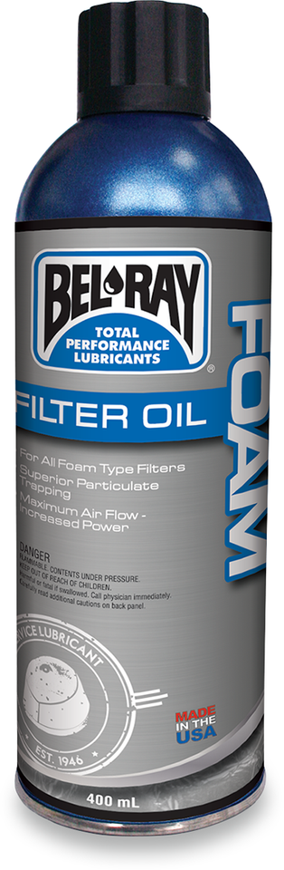 Foam Filter Oil - 400 ml - Aerosol - Lutzka's Garage