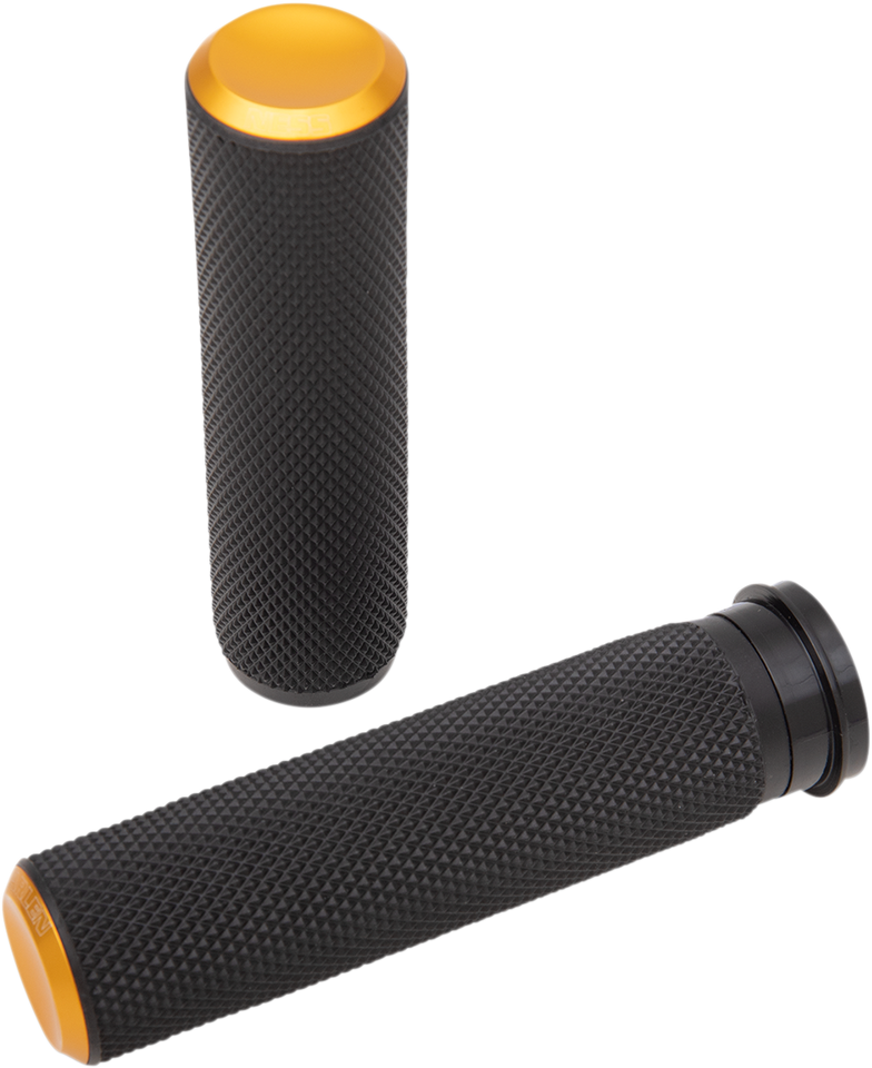 Grips - Knurled - TBW - Gold - Lutzka's Garage