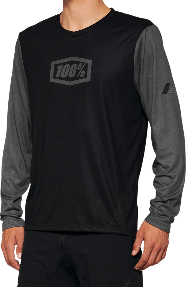 Airmatic Long-Sleeve Jersey - Black - Medium - Lutzka's Garage
