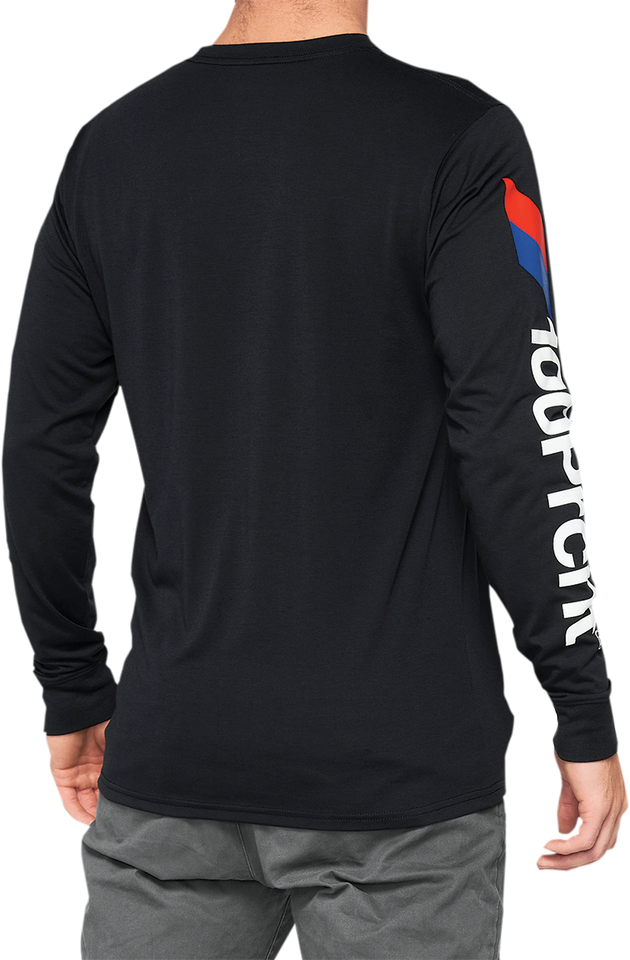 Aster Tech T-Shirt - Long-Sleeve - Black - Small - Lutzka's Garage