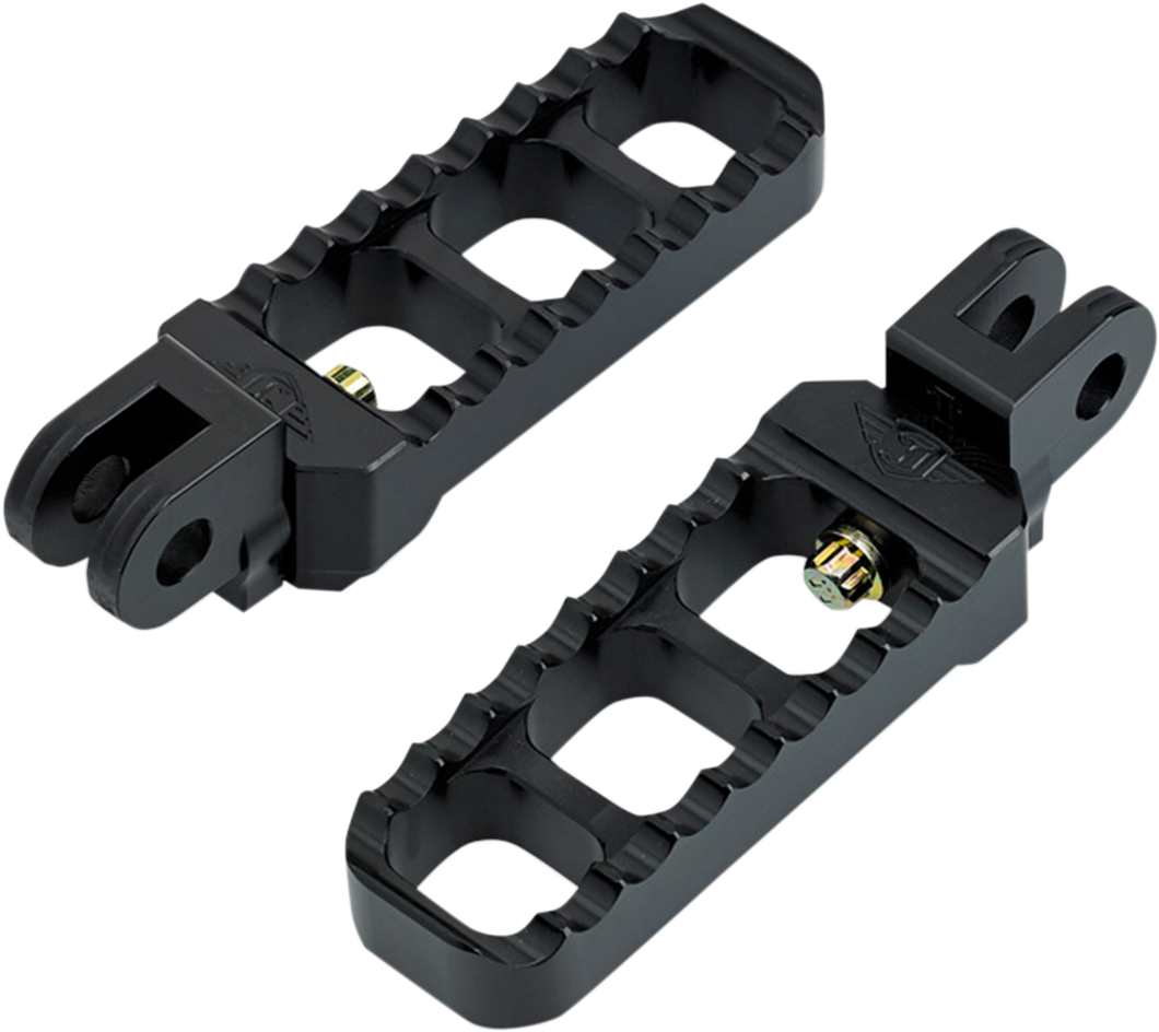 Footpeg - Serrated - Narrow - Black - Lutzka's Garage