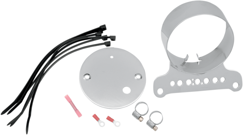 Single Gauge Bracket - Chrome - Lutzka's Garage