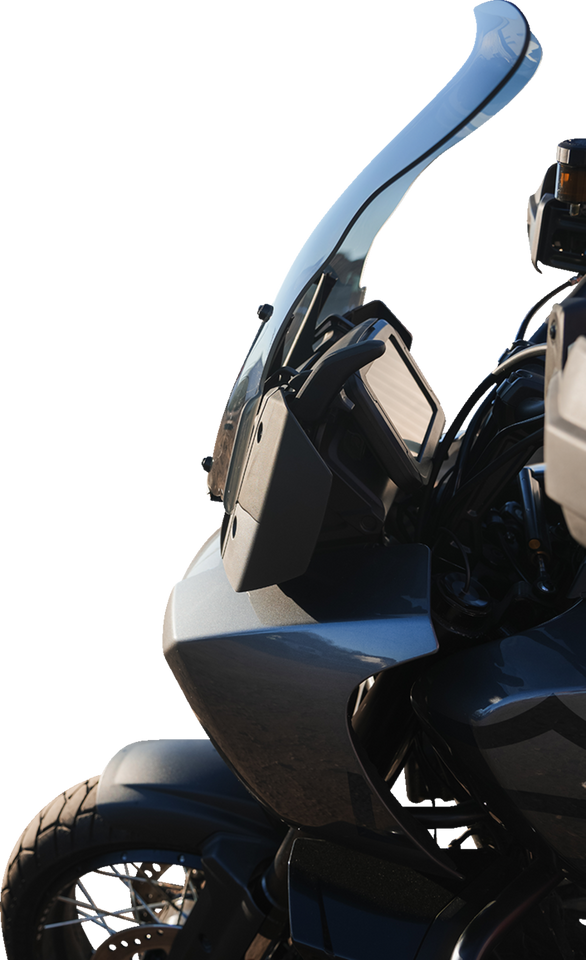 Flare Windshield - 15-1/2" - Tint - Pan America